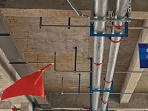 八步管廊支架的安装方法